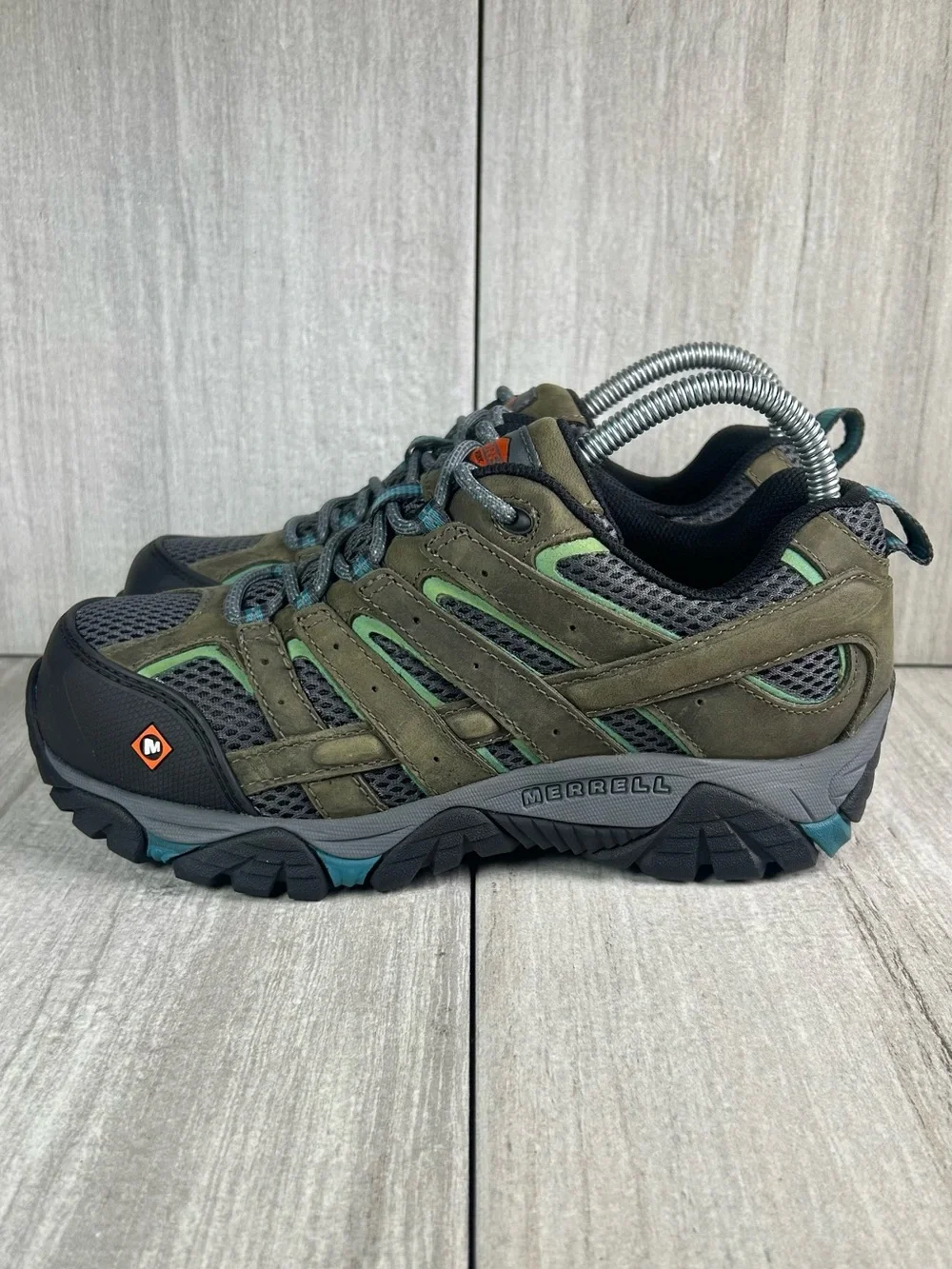 NEW Merrell Moab Vertex Vent Pewter Comp Toe Work Low Boot Shoe Men's Size 6